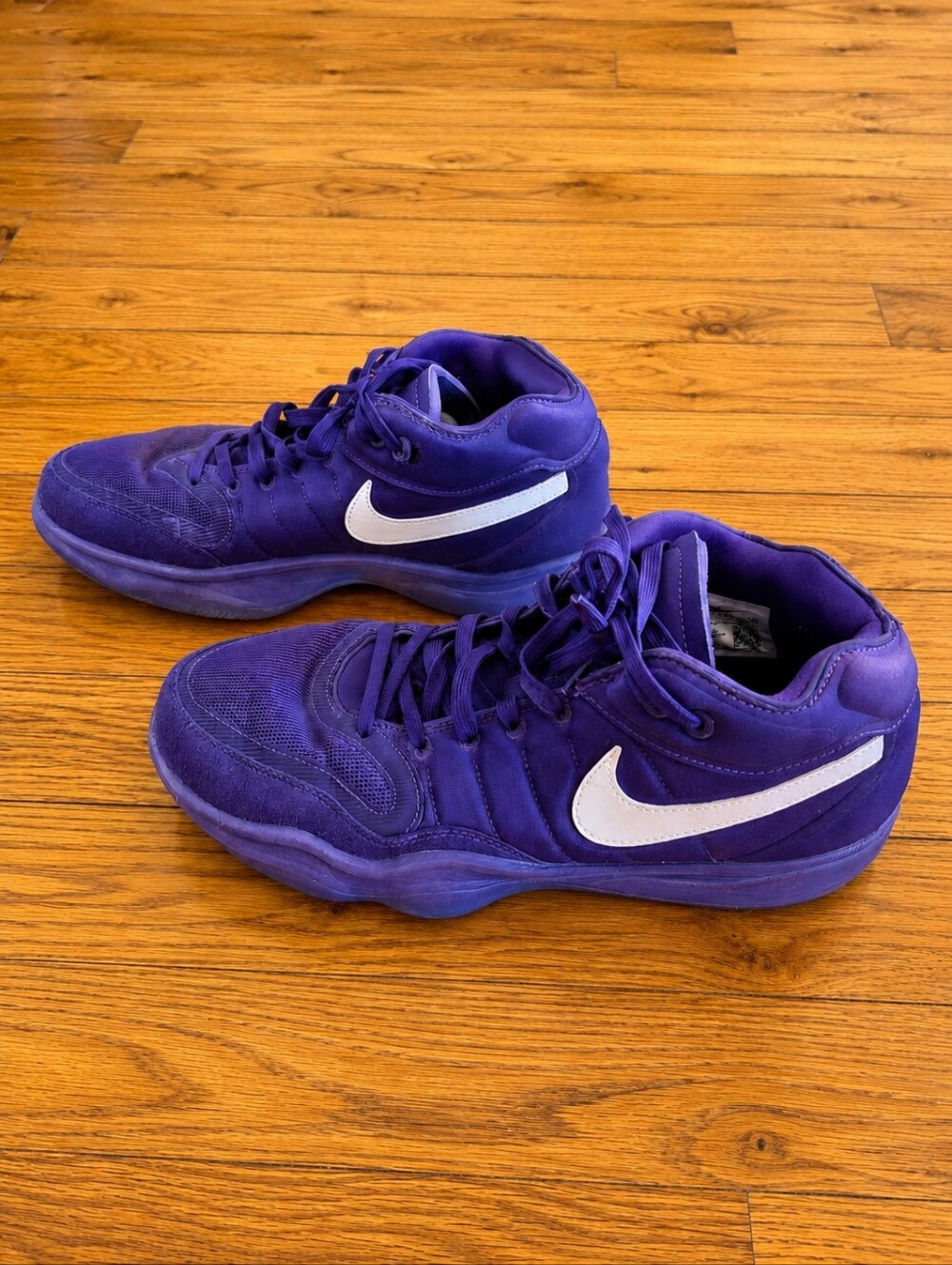 Nike Air Zoom G.T. Hustle 2 Purple Basketball Shoes Men’s Size 11